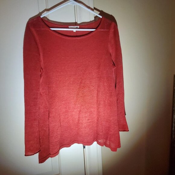 Eileen Fisher 100% Organic Linen Sweater - Picture 1 of 2